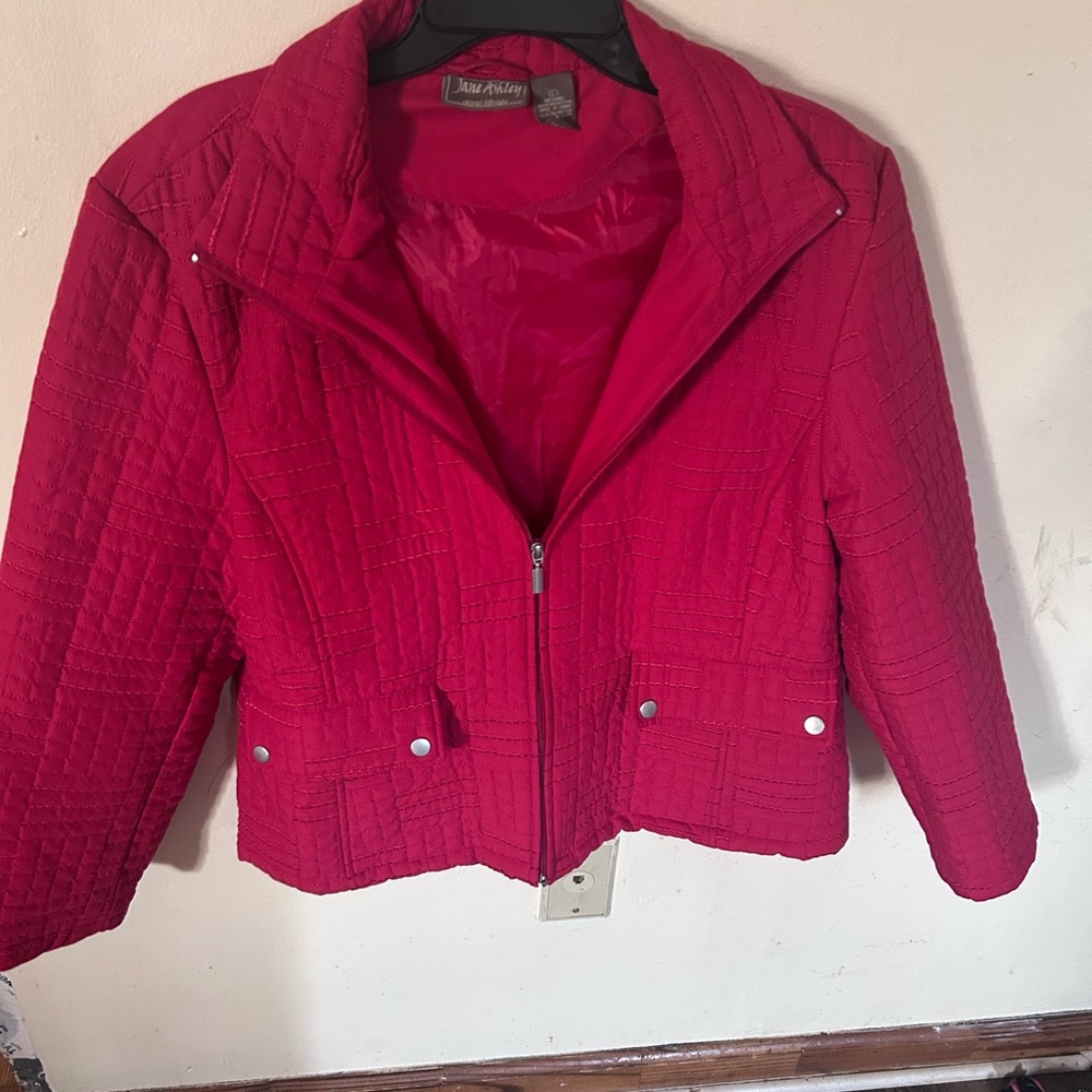 Max Edition Women's Red Quilted Jacket
